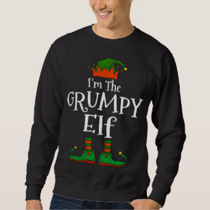 Sweatshirt Je suis l'Elfe de la grand-mère qui associe pyjama