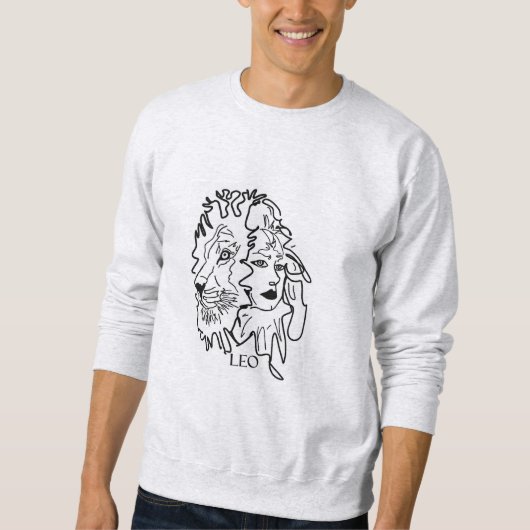 Sweatshirt Je suis LEO (Devant)