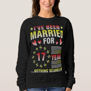 Sweatshirt Je Suis Marié Depuis 17 Ans Rien
