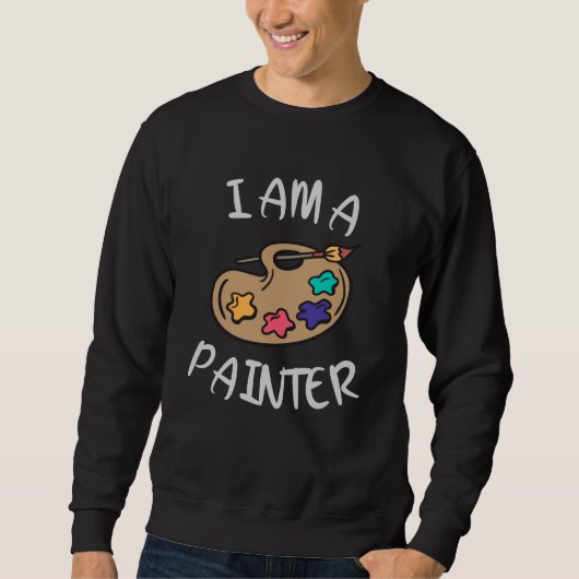 Sweatshirt Je suis peintre (Devant)