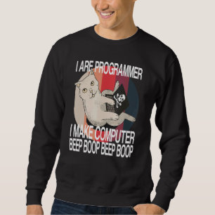 Sweatshirt Je Suis Programmeur Informatique Cat Software Deve