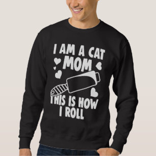 Sweatshirt Je Suis Propriétaire D'Un Chat C'Est Comme Ça Que