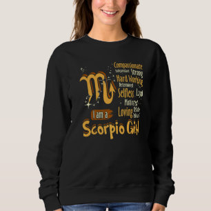 Sweatshirt Je Suis Scorpio Girl Zodiac Sign Femmes