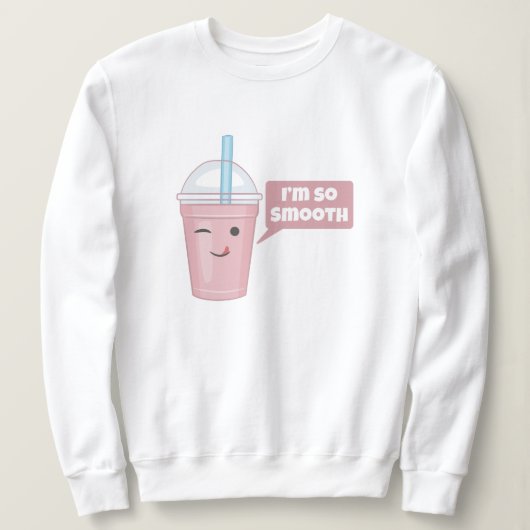 Sweatshirt Je suis si lisse (Design devant)