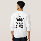 Sweatshirt Je suis son roi (Dos entier)