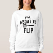 Sweatshirt Je suis sur le point de tomber (Devant)