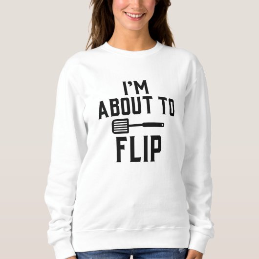 Sweatshirt Je suis sur le point de tomber (Devant)