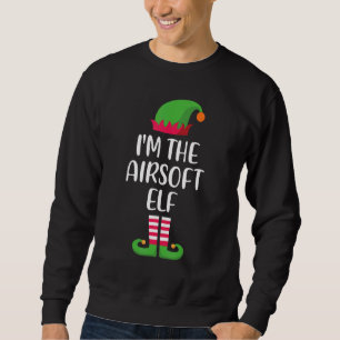 Sweatshirt Je suis The Airsoft Elf Christmas Family Matching