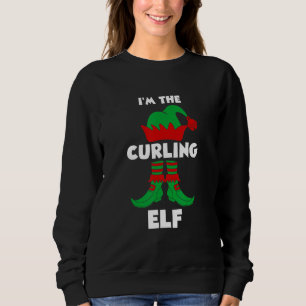 Sweatshirt Je suis The Curling Elf Curler Stone Ice Curl Curl