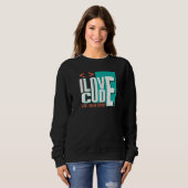 Sweatshirt Je suis un développeur web programmeur J'adore cod (Devant entier)