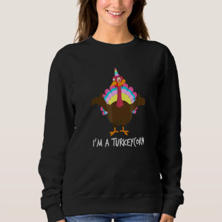 Sweatshirt Je Suis Un Dinde Dindeaux Mignon Thanksgiving Homm