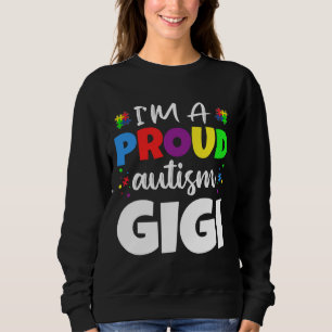 Sweatshirt Je Suis Un Fier Coeur De Sensibilisation sur l'aut