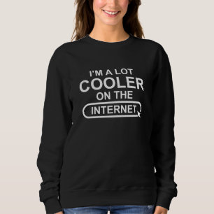 Sweatshirt Je suis un grand Glacière sur Internet