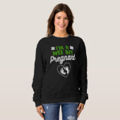 Sweatshirt Je suis un petit bébé enceinte de Wee Bit Designs (Devant entier)