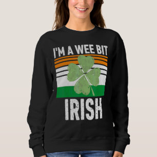Sweatshirt Je suis un peu irlandais Fantastique Saint Patrick