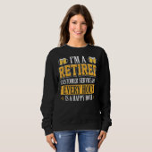 Sweatshirt Je suis un représentant du service à la clientèle (Devant entier)