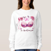Sweatshirt Je suis un survivant du cancer du sein Ruban rose (Devant)