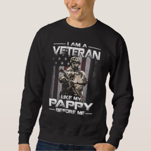 Sweatshirt Je Suis Un Vétérinaire Comme Mon Pappy Avant Moi D