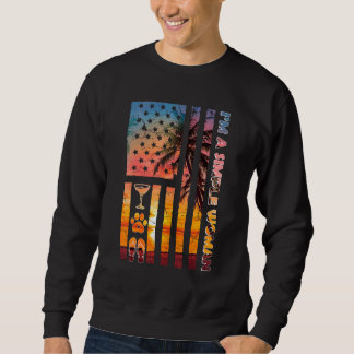 Sweatshirt Je suis une femme simple qui aime le camping, le v