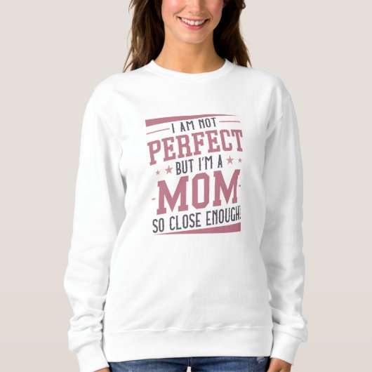 Sweatshirt Je suis une maman (Devant)