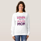 Sweatshirt Je suis une maman Cool (Devant entier)
