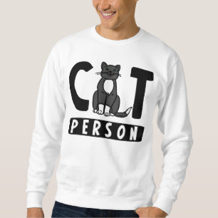 Sweatshirt Je suis une personne de chat