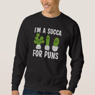 Sweatshirt Je suis une suca pour les puns