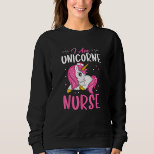 Sweatshirt Je Suis Unicorne Infirmière Infirmière Internation