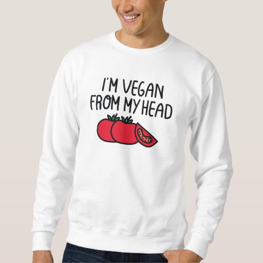 Sweatshirt Je suis végane (Devant)
