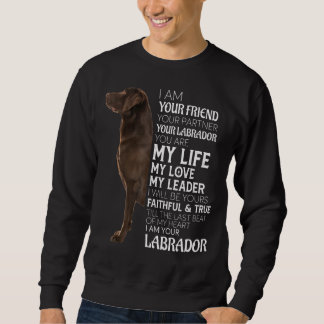 Sweatshirt Je Suis Votre Ami Votre Partenaire Votre Laboratoi