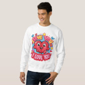 Sweatshirt Je T'Aime (Devant entier)
