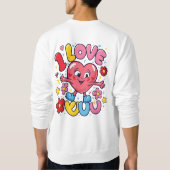 Sweatshirt Je T'Aime (Dos)