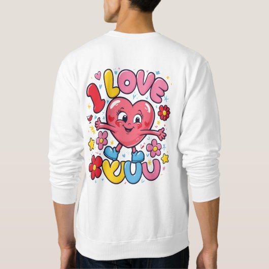 Sweatshirt Je T'Aime (Dos)