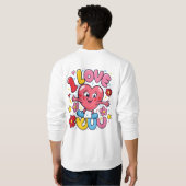 Sweatshirt Je T'Aime (Dos entier)