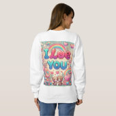 Sweatshirt Je T'Aime (Dos entier)