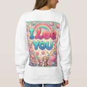 Sweatshirt Je T'Aime (Dos)