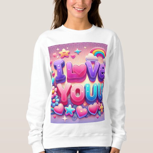 Sweatshirt Je T'Aime (Devant)