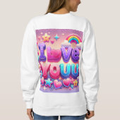Sweatshirt Je T'Aime (Dos)