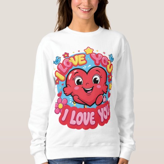 Sweatshirt Je T'Aime (Devant)