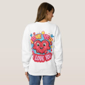 Sweatshirt Je T'Aime (Dos entier)