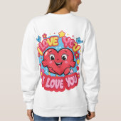 Sweatshirt Je T'Aime (Dos)
