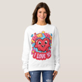 Sweatshirt Je T'Aime (Devant entier)
