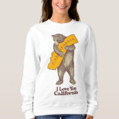 Sweatshirt Je T'Aime Californie (Devant)