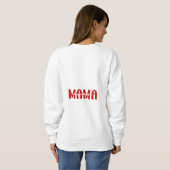 Sweatshirt Je t'aime maman (Dos entier)