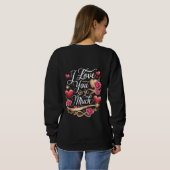 Sweatshirt Je T'Aime Tant (Dos entier)