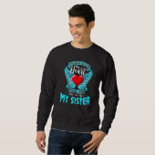 Sweatshirt Je Te Tiendrai Toujours Dans Mon Coeur J'Aime & Ml (Devant entier)