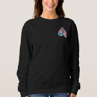Sweatshirt Je toucherais à ce thérapeute respiratoire