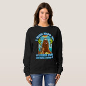 Sweatshirt Je Travaille Dur Pour Que Mon Espagnol Cocker Puis (Devant entier)
