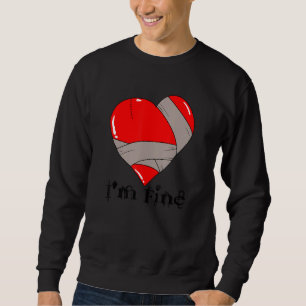 Sweatshirt Je vais bien, échec du mariage, divorce, rupture