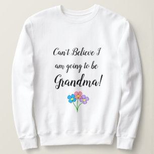 Sweatshirt Je vais être une grande Faire-part